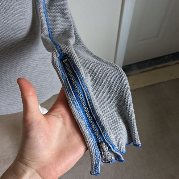 Free People Thermal Top w Zipper Sleeves - Picture 7 of 7